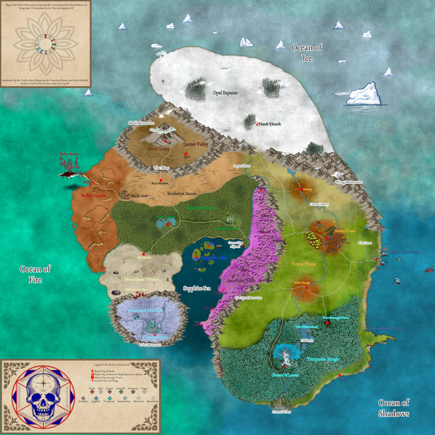 [E27 for Nitwits] Gemworld Map by Roysovitch on DeviantArt