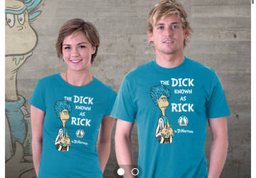 The Dick Known As Rick teefury design