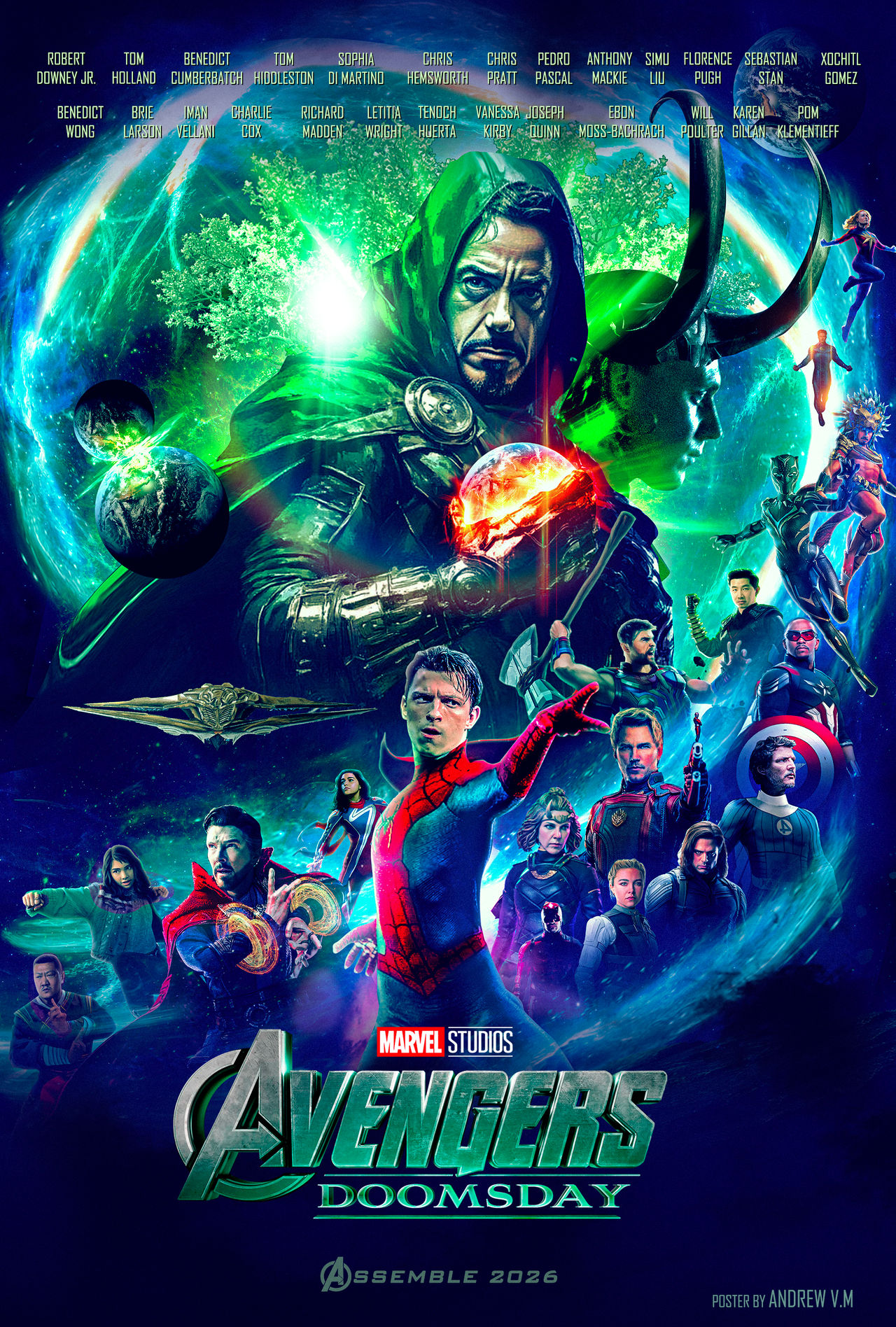 AVENGERS Doomsday Poster HD 2026 by andrew vm by mrandrew7w7 on DeviantArt