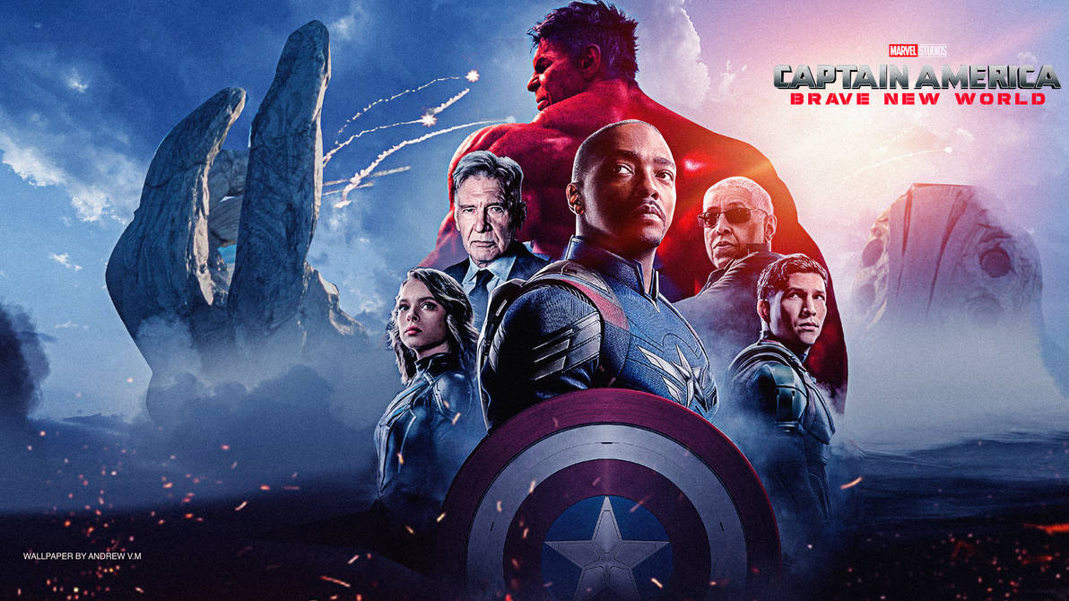 CAPTAIN AMERICA BRAVE NEW WORLD Wallpaper 4k 2025 by mrandrew7w7 on DeviantArt