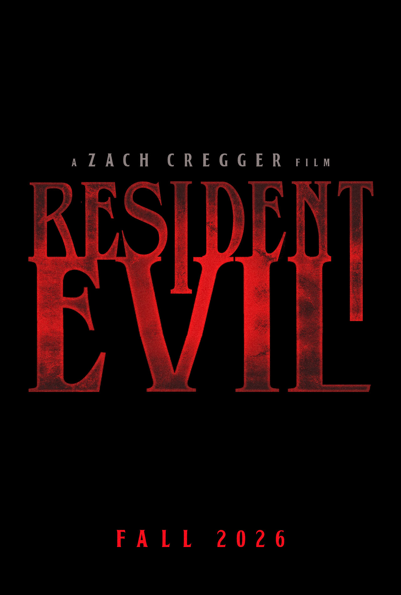 Resident Evil 2026 movie poster