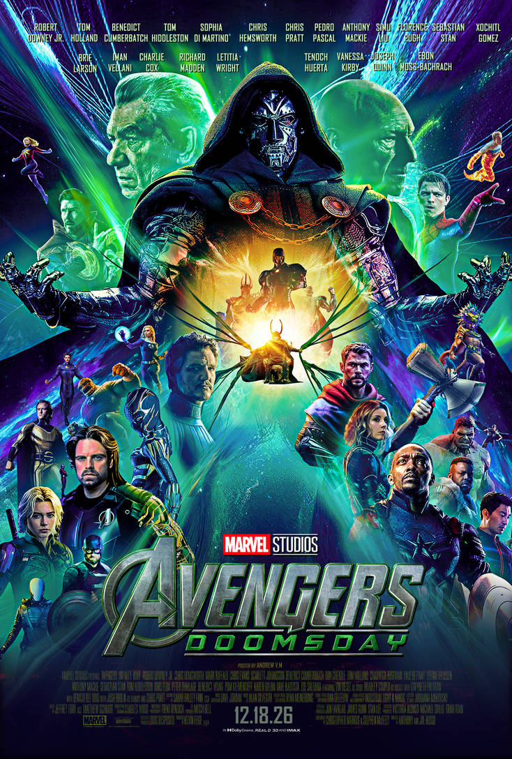 AVENGERS DOOMSDAY Poster 4k 2026 December by mrandrew7w7 on DeviantArt