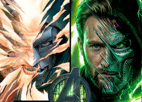 AVENERS DOOMSDAY Comic Poster comparasion