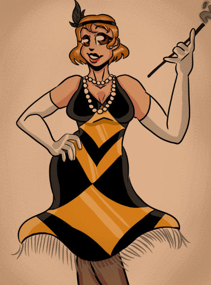 Deviantart Flapper Lady Flapper Girl by hostofhorus999 on DeviantArt