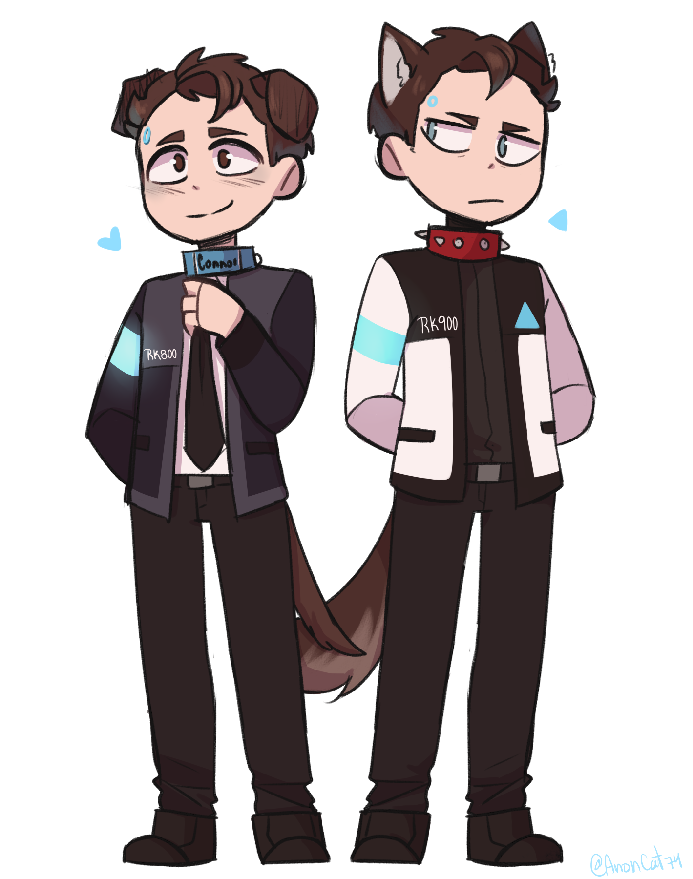 Connor AND RK900 by AnonCat74 on DeviantArt