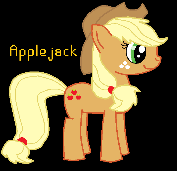 Applejack MS Paint