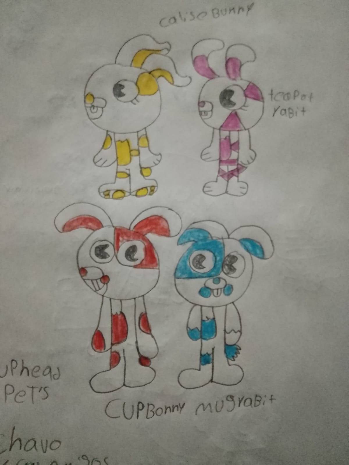 Cuphead pets bunny by jeangonzal73 on DeviantArt