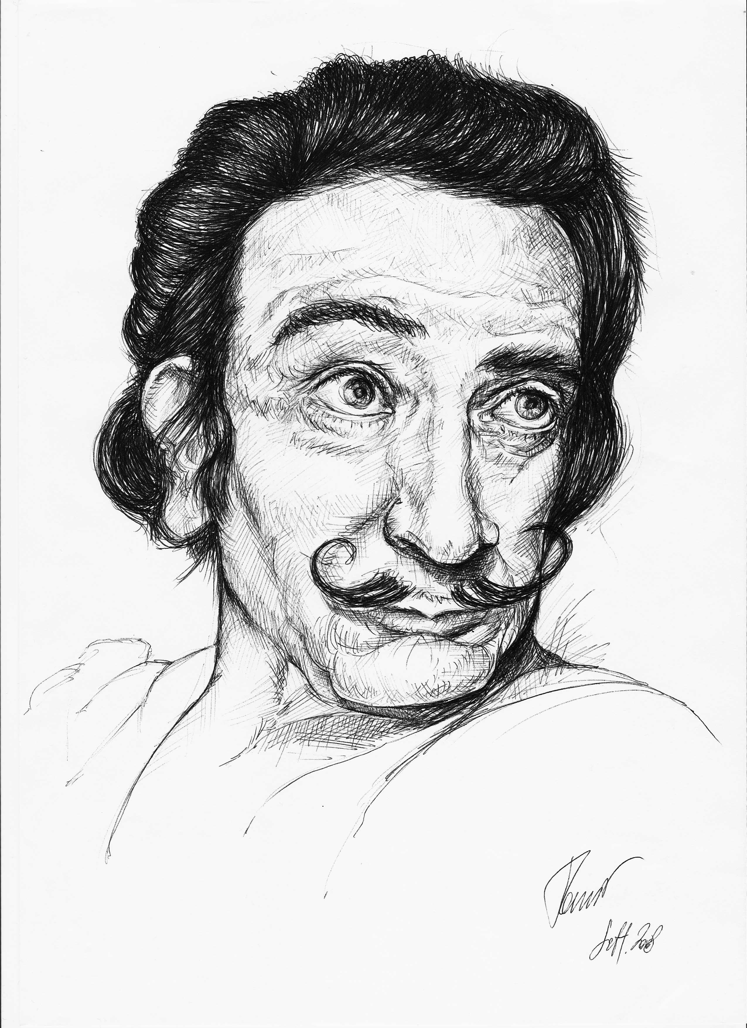 Dali portrait