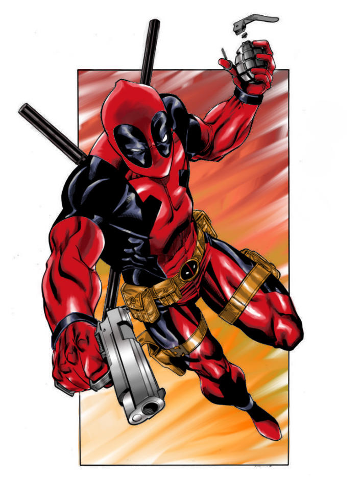 Deadpool color by riquesmaffi on DeviantArt
