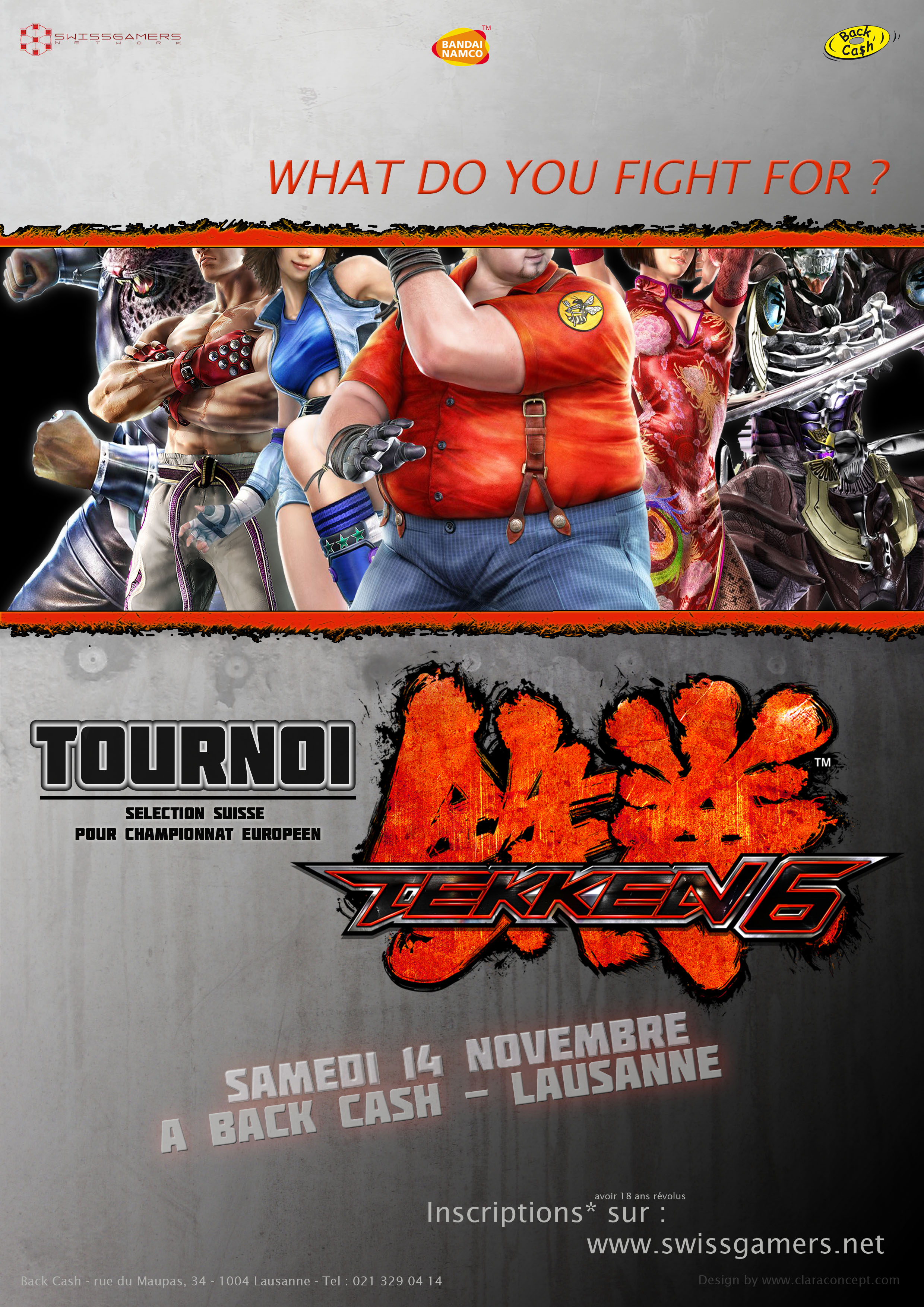 Tekken 6 contest display