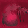 Adoptable (Open) Blood Moon Spirit Fox