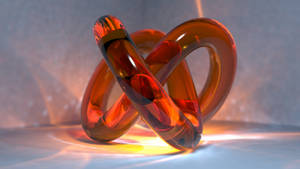 Glass Torus with Caustics