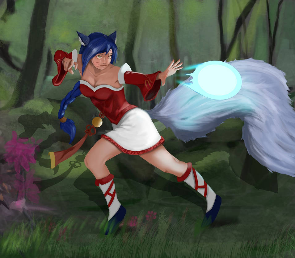 Mythmaker Ahri Ahri (final version) by theunraveler on DeviantArt