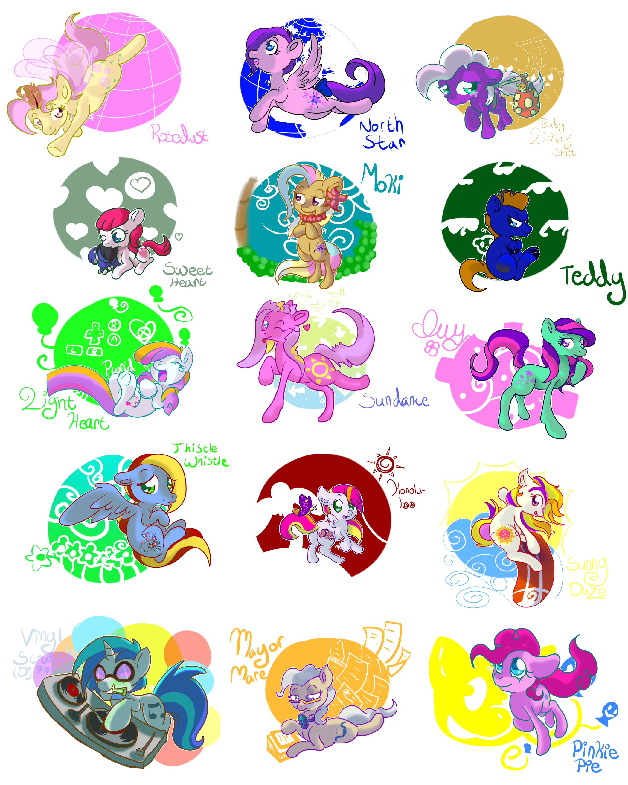 Draw all the ponies 2