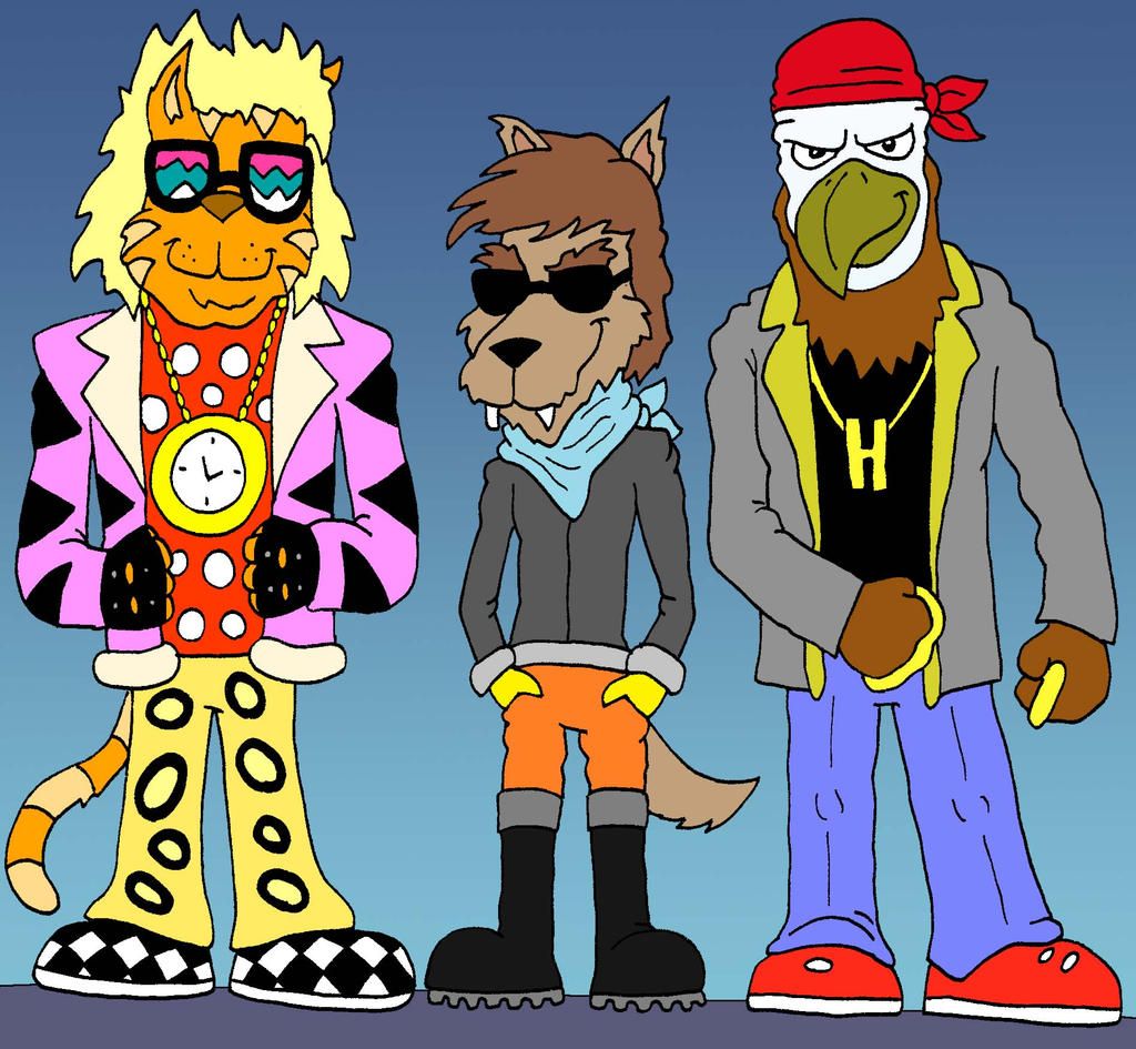 Theivusraccoonus' Characters