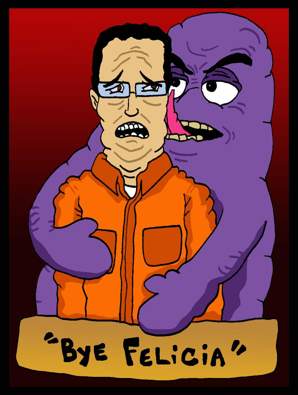 Grimace and Jared