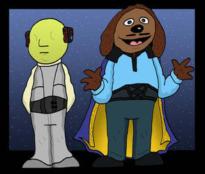 Lando and Lobot