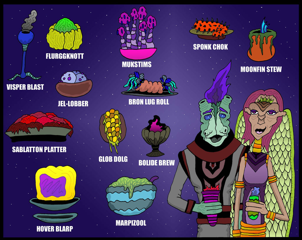 Alien Dishes 2 by Lordwormm on DeviantArt