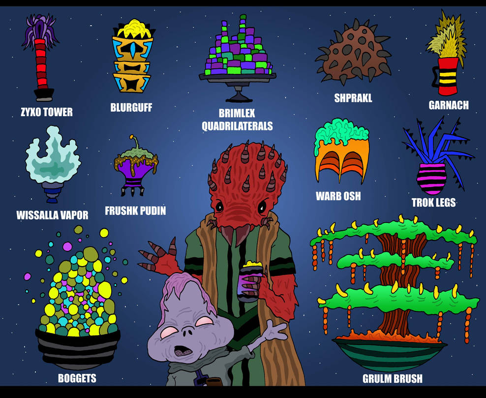 Cooked Alien Alien Dishes 3 by Lordwormm on DeviantArt