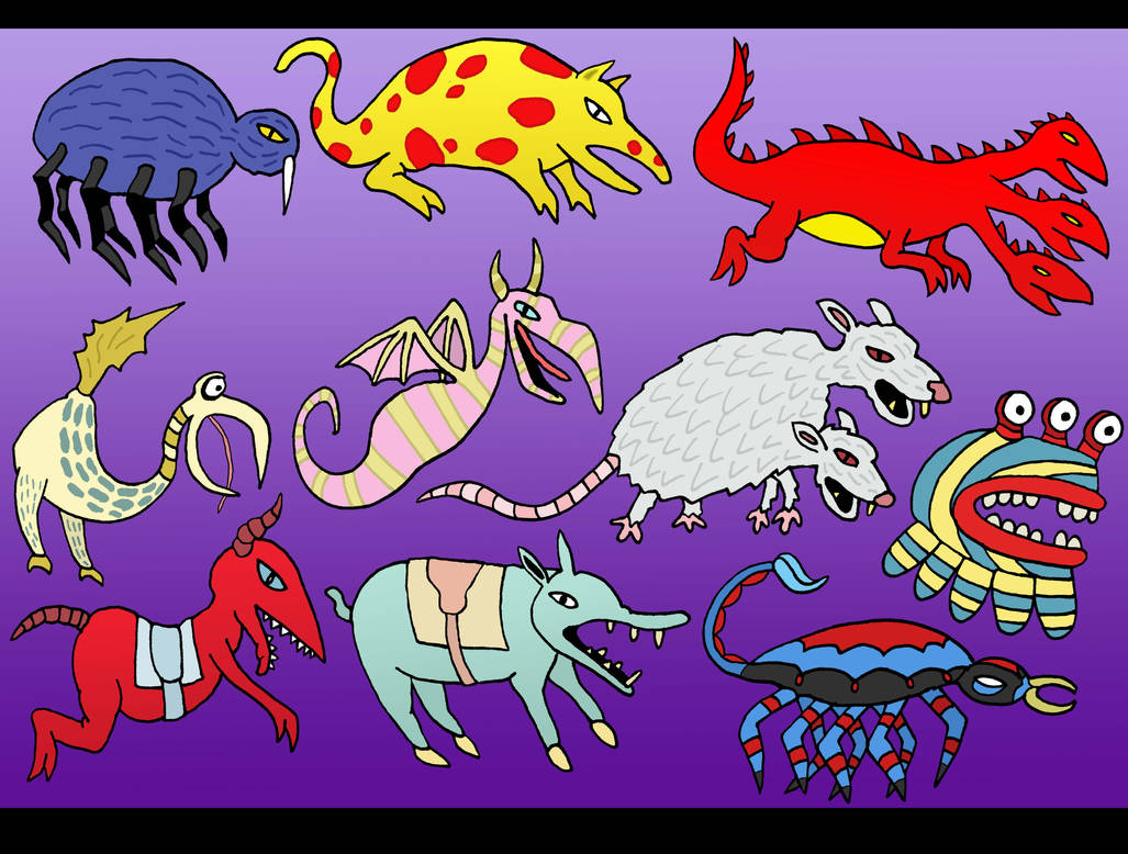Creature Carousel Beetlejuice Carousel Critters by Lordwormm on DeviantArt