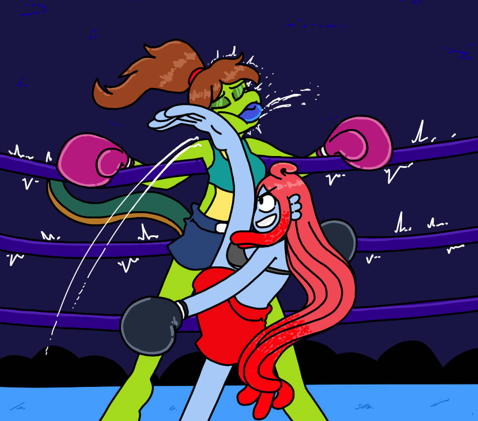 Fight Ob Fightober 25 - On the ropes by Syn2nite on DeviantArt
