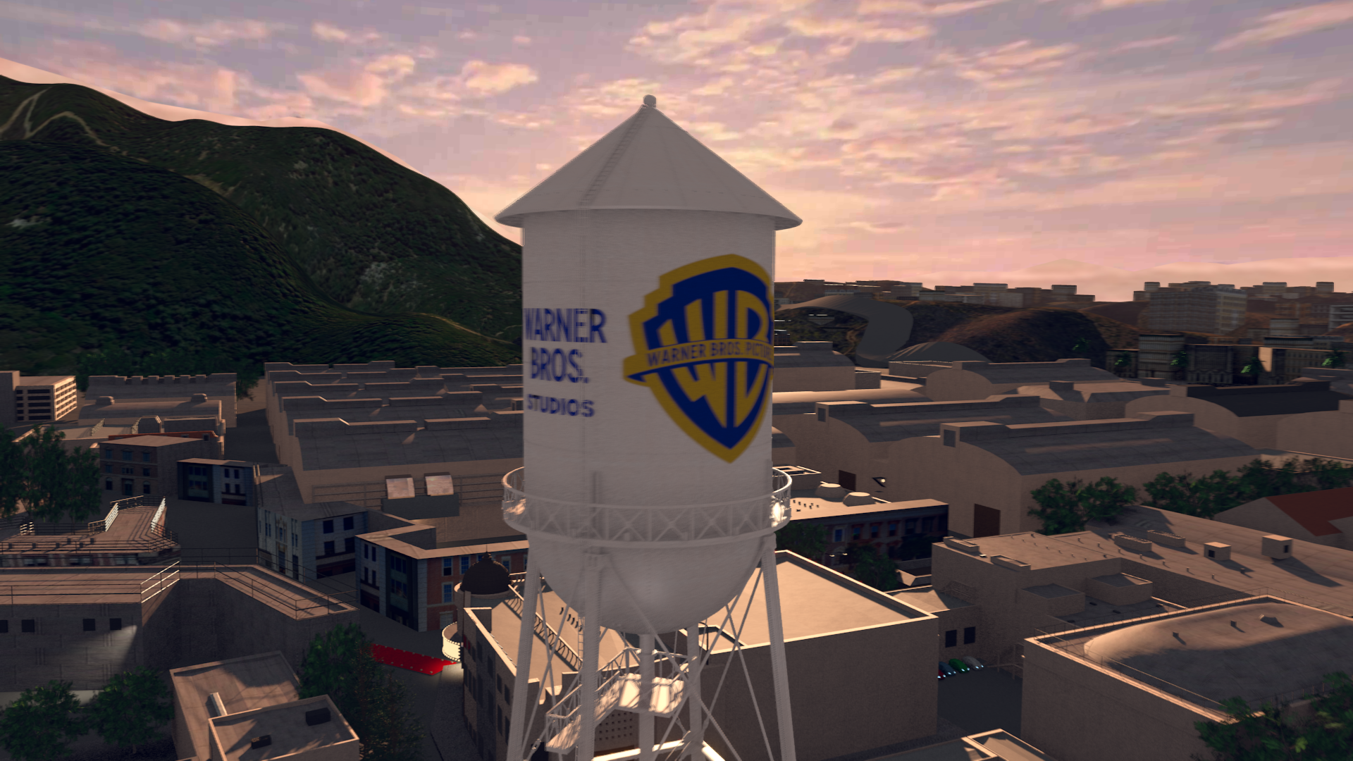 Studio Lot Rendering Warner Bros. Studio Lot WIP by MrMexicoCB on DeviantArt