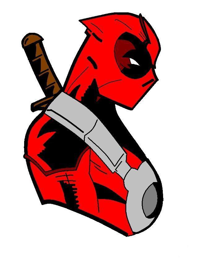 Deadpool Bust - Coloured