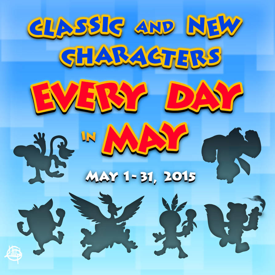 Characters Every Day in May!! by LuigiL