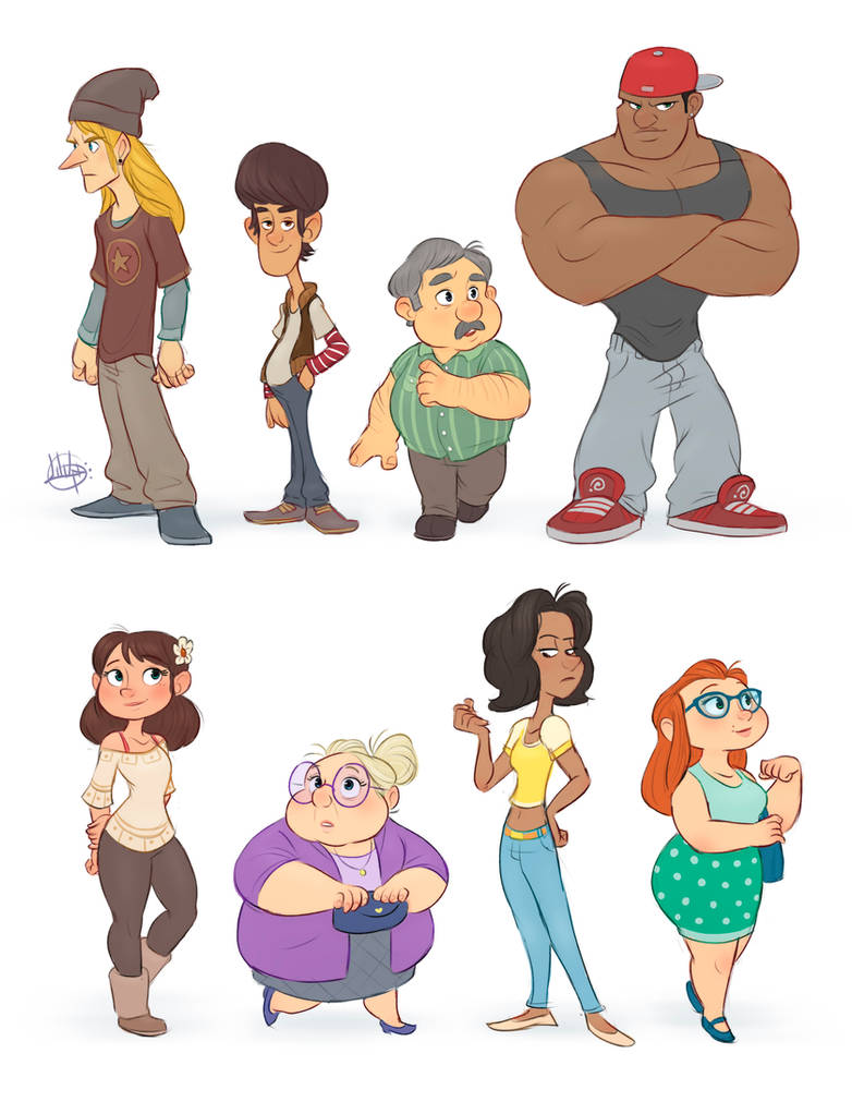 Random Characters 1 by LuigiL on DeviantArt