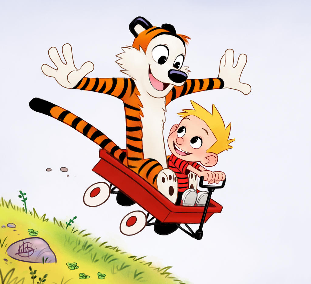 Calvin and Hobbes by LuigiL on DeviantArt