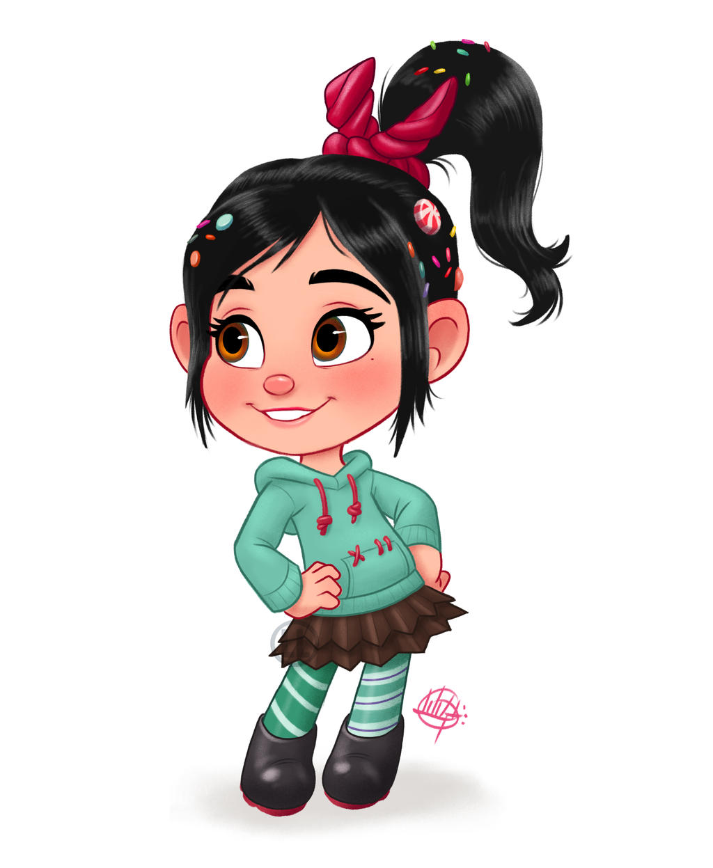 Vanellope Von Schweetz by LuigiL on DeviantArt