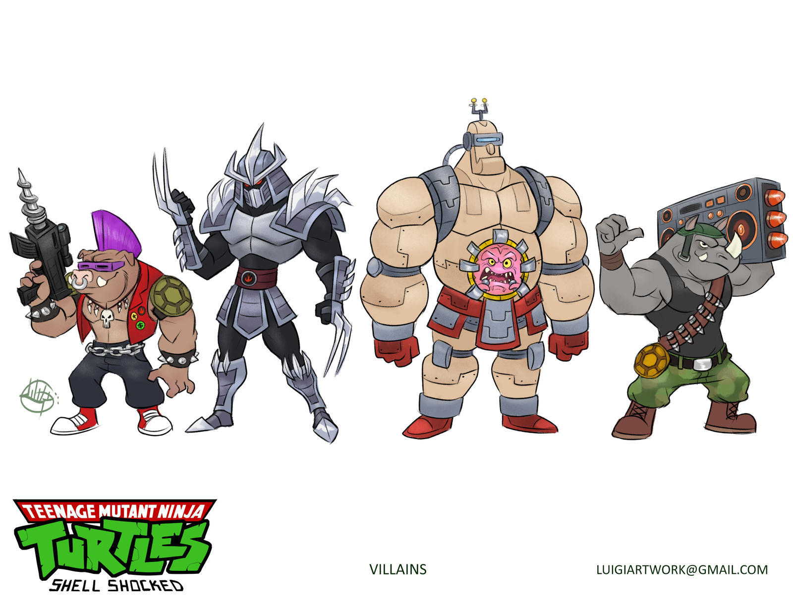 TMNT villains by LuigiL on DeviantArt