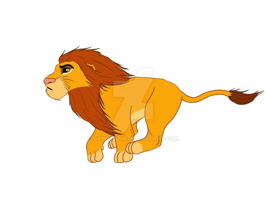 Running Simba WIP by Candentia on DeviantArt