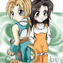 Yitan y Daga chibis