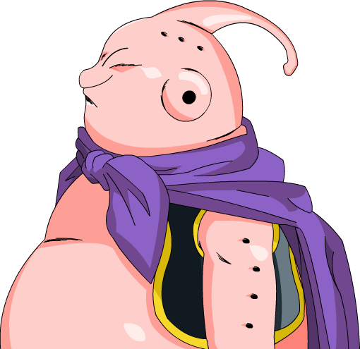 Goku/Majinbuu, Desenho por Defou-Aerographie