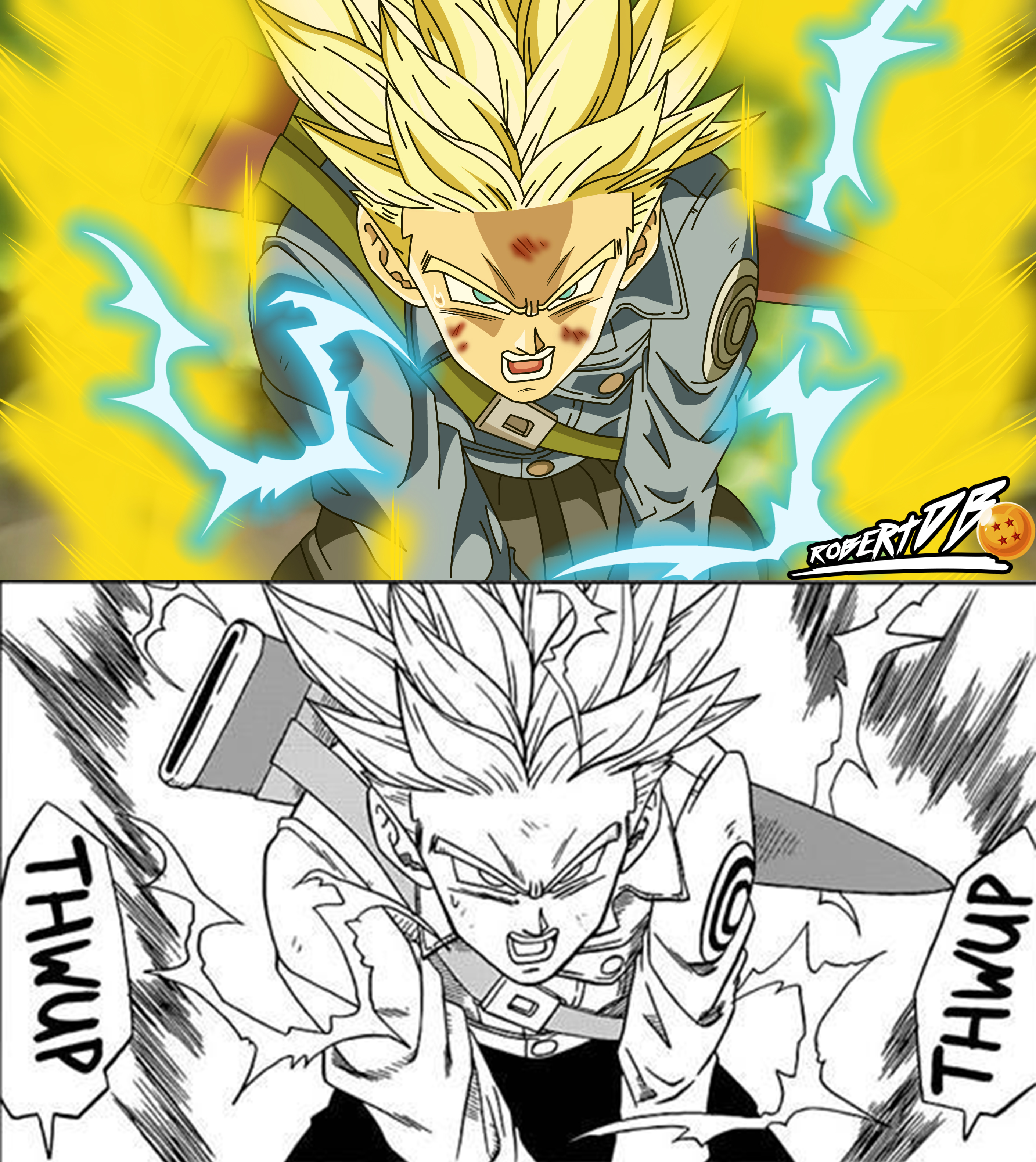Trunks Manga Color by robertDB on DeviantArt