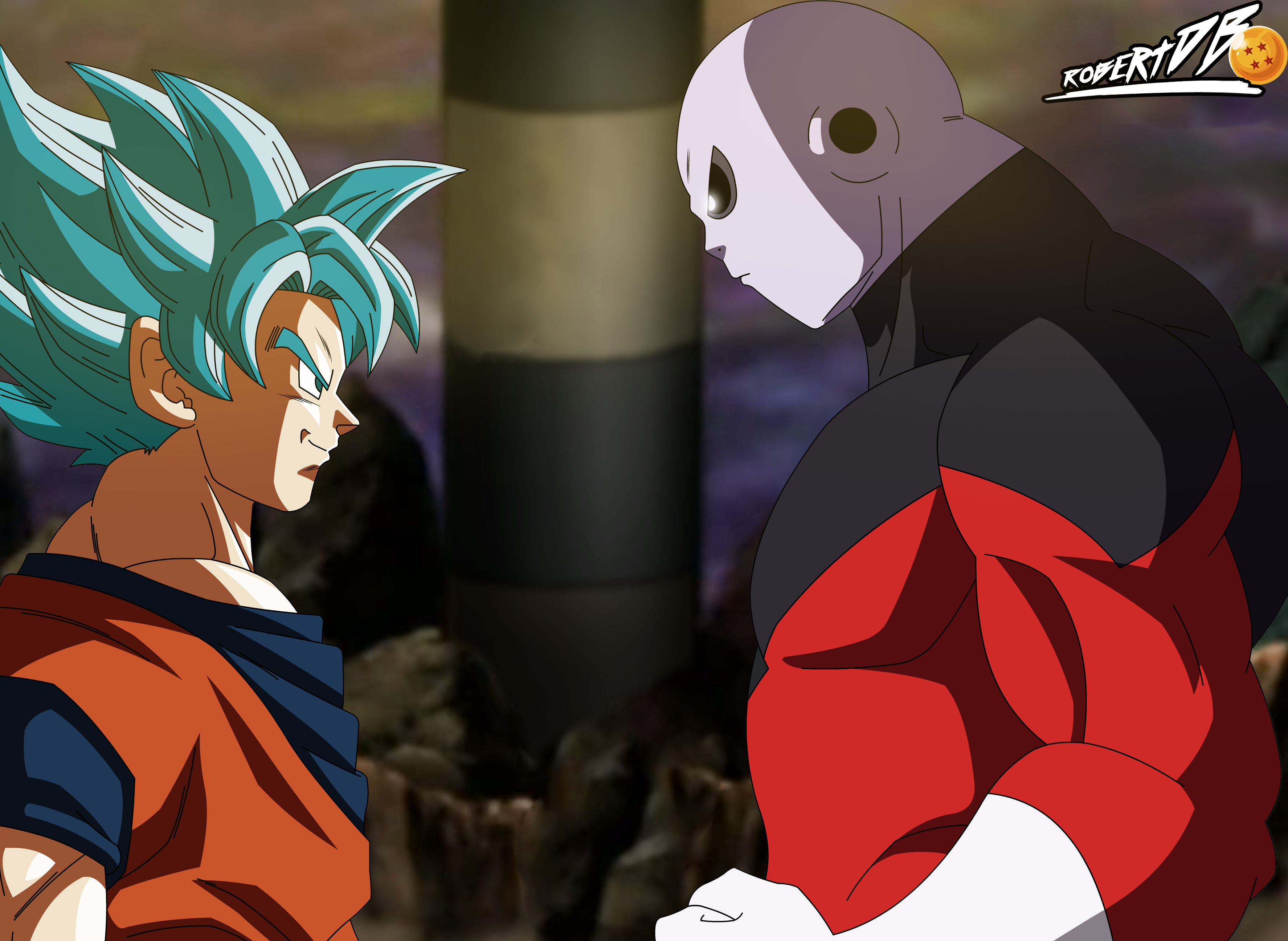 Goku vs Jiren by robertDB on DeviantArt Goku vs Jiren by robertDB on DeviantArt