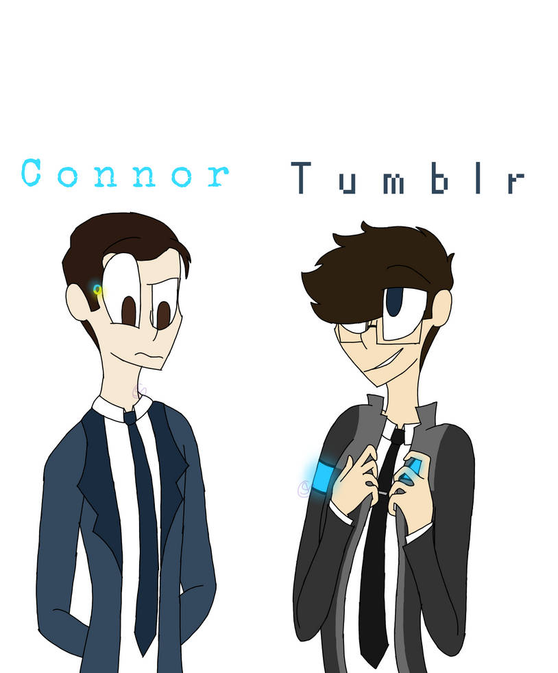 Connor and Tumblr outfit switch by TheFoxgaleFacktory on DeviantArt