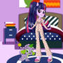 Rainbow Rocks Twilight Sparkle and Spike Pajama