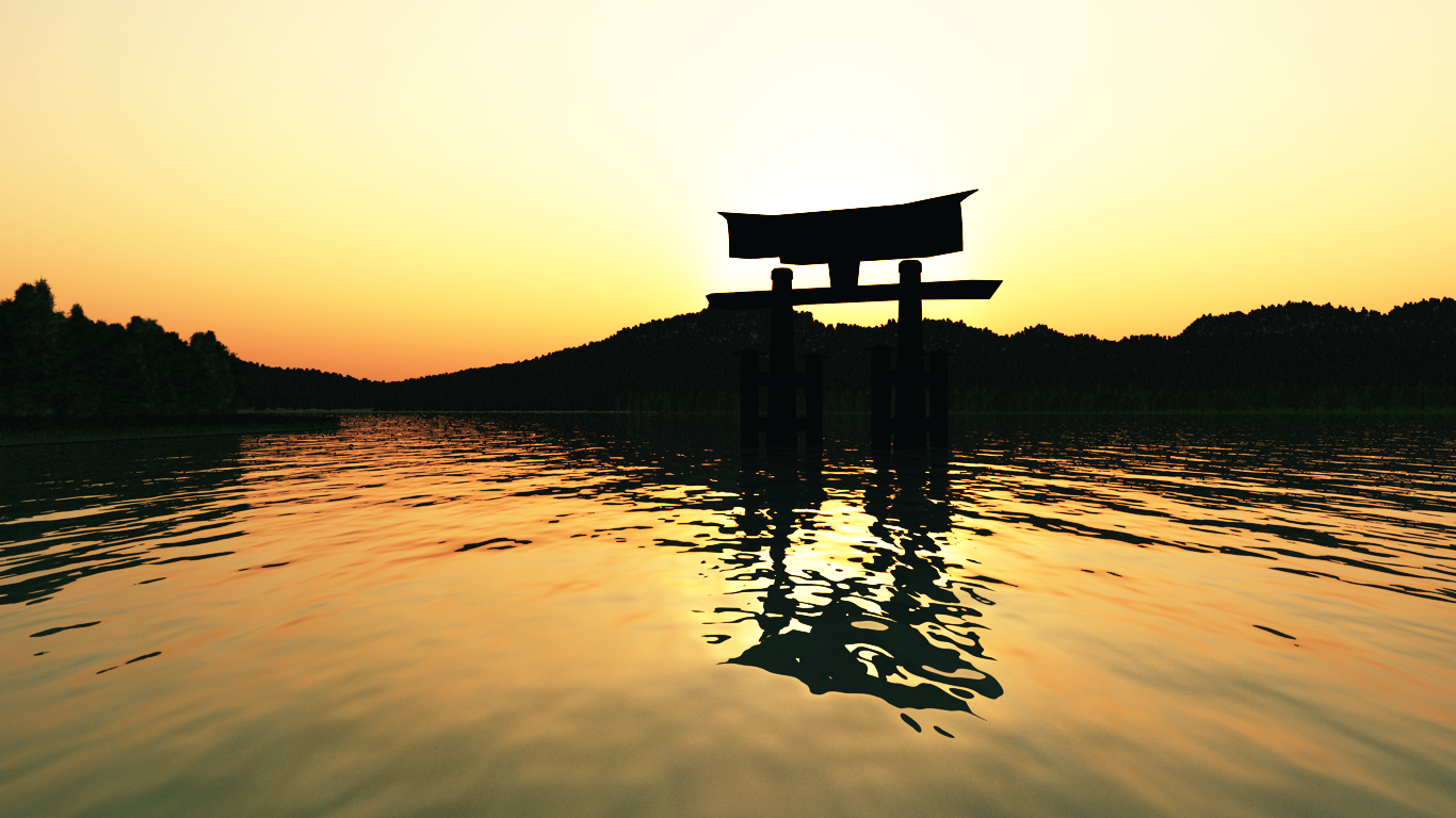 Miyajima Sunset Japan Wallpaper