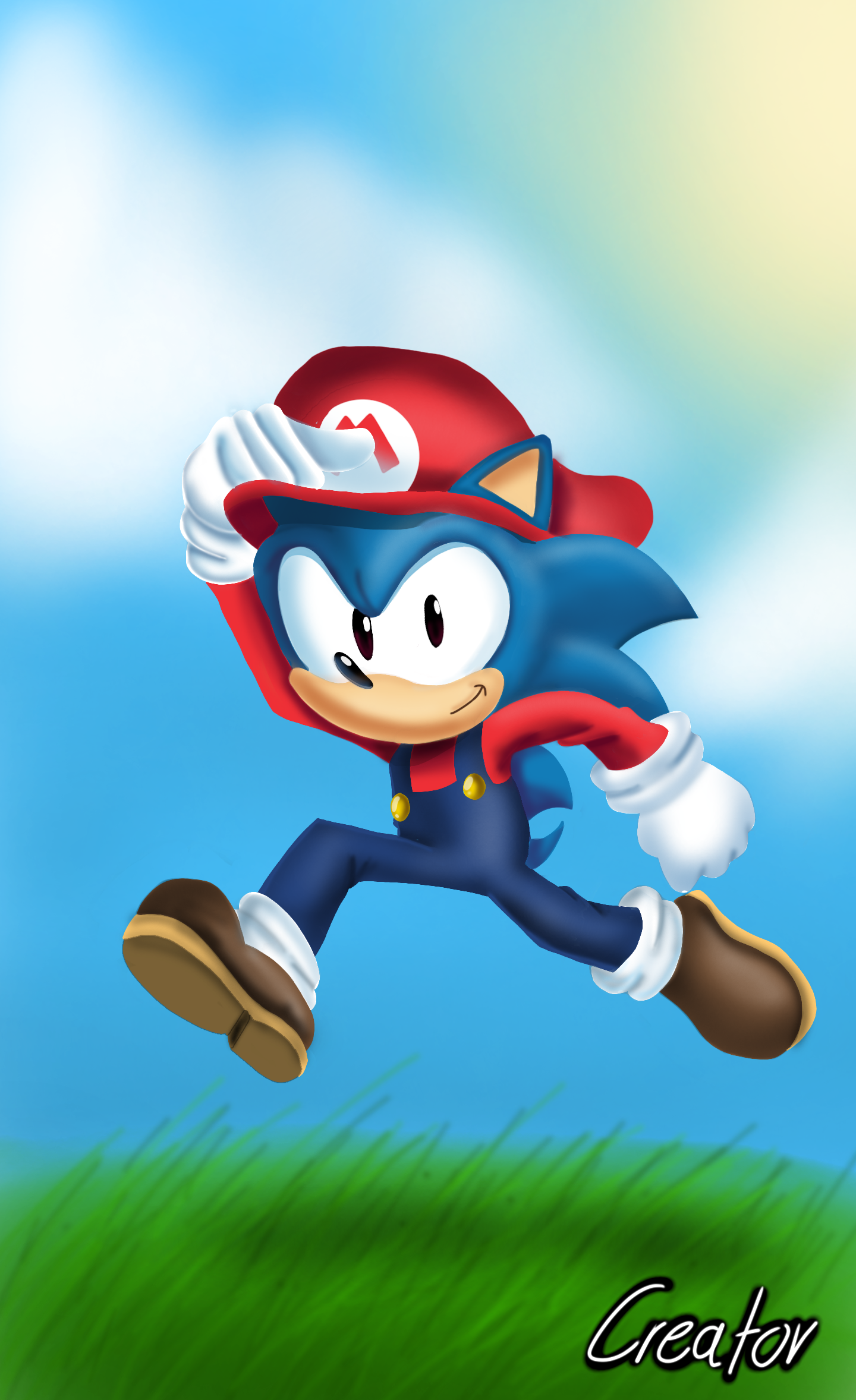 Classic Sonic Fanart by KrimaDraws on DeviantArt