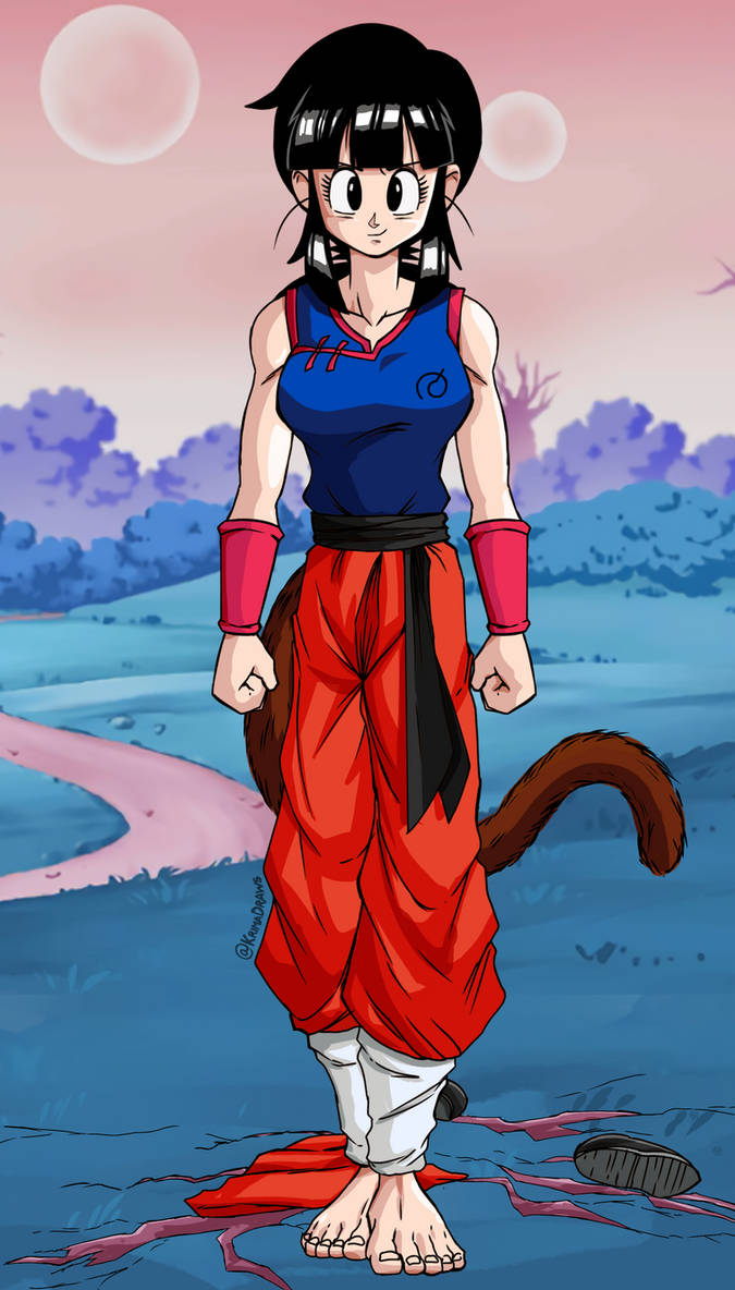 Saiyan Chi Chi by KrimaDraws on DeviantArt Saiyan Chi Chi by KrimaDraws on DeviantArt