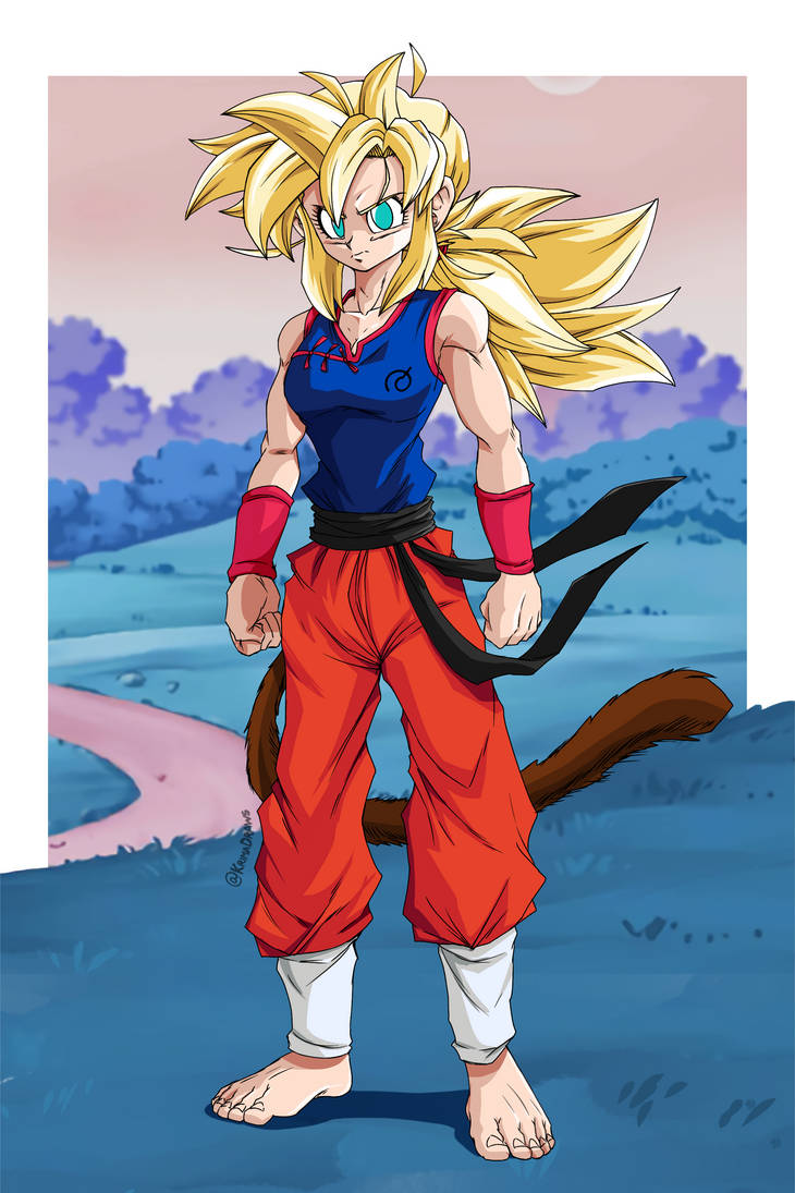 Super Saiyan Chi-Chi by KrimaDraws on DeviantArt