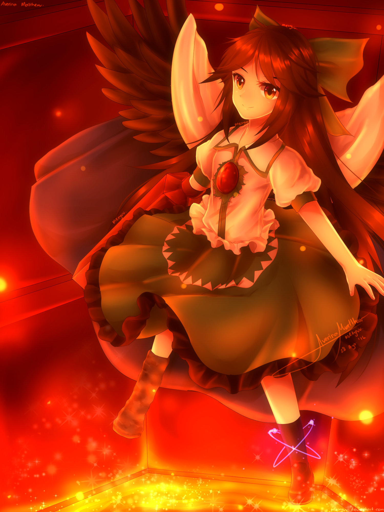 Touhou SA : Utsuho Reiuji (+SPEEDPAINT)