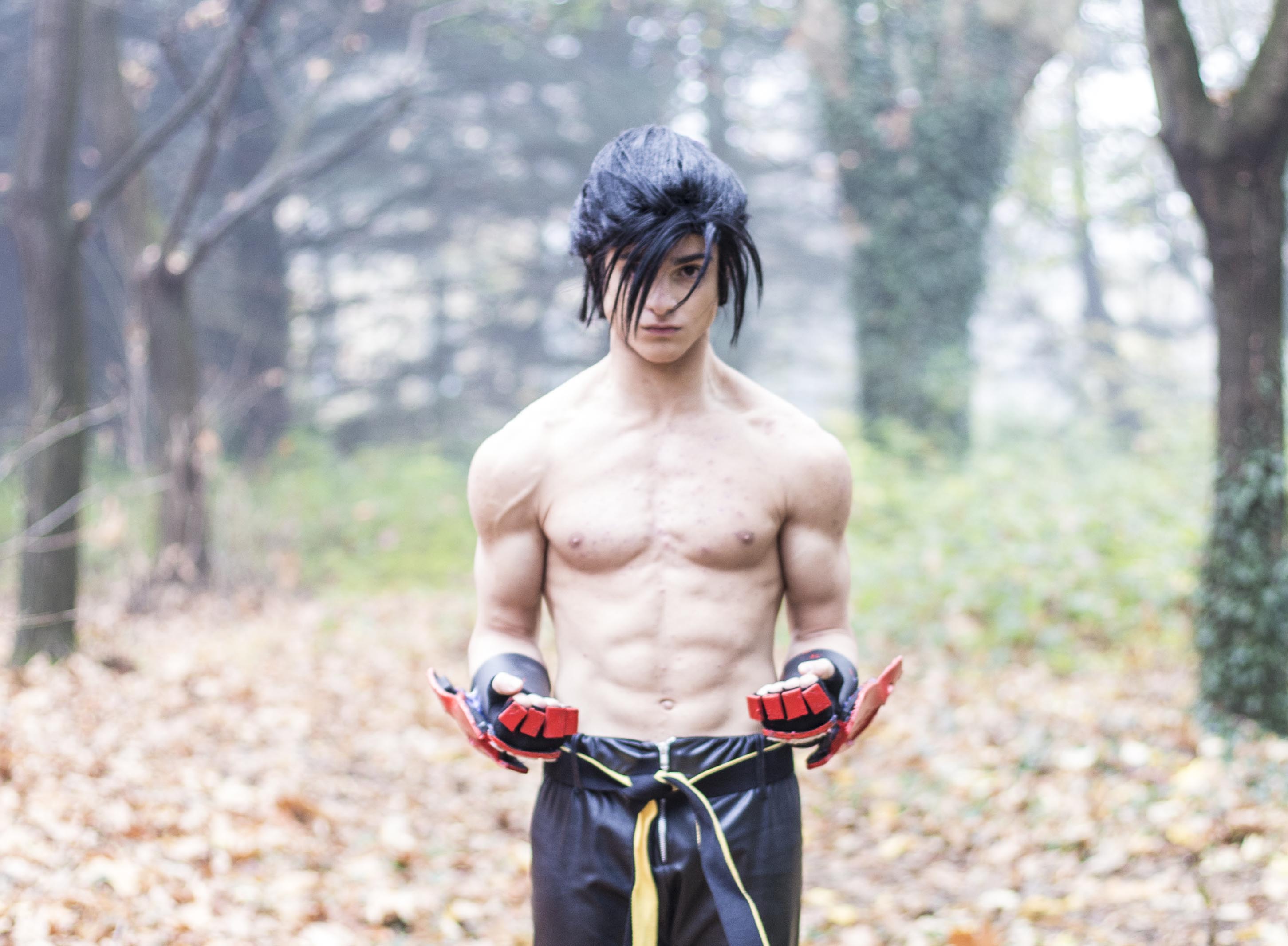 Cosplay do Jin Kazama, de Tekken