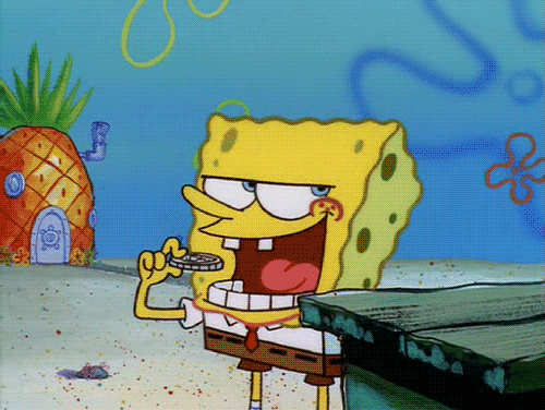 SpongeBob Quarter Bite GIF by PictonianProductions on DeviantArt