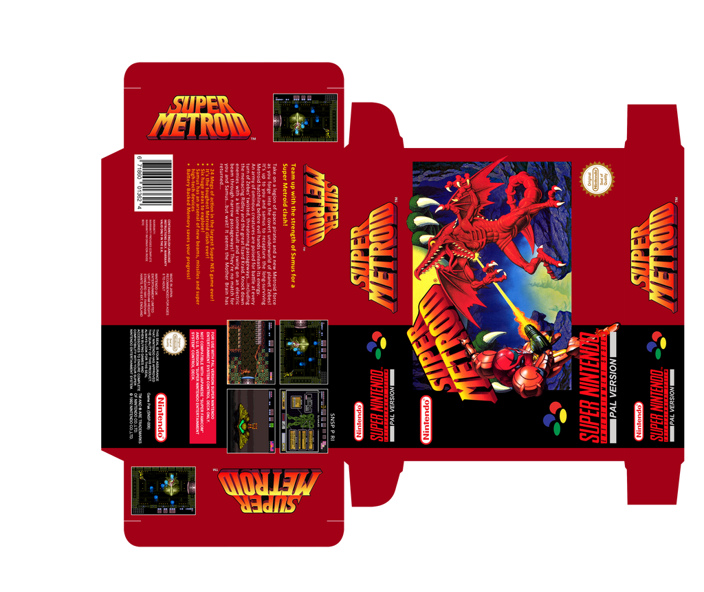Hyper Metroid Box Super Metroid by bigports on DeviantArt