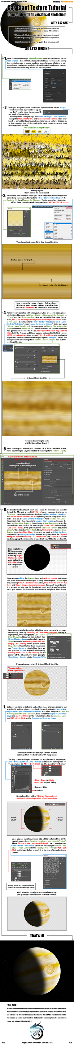 Gas Giant Texture Tutorial