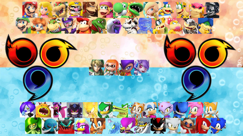 Mario Vs. Sonic Roster by LordDarkraiX on DeviantArt