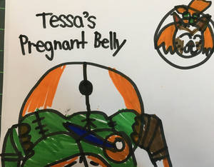 Tessa's Pregnant Belly